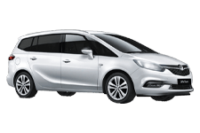 Car Hire St Neots - Vauxhall Zafira 5 + 2 - Minibus hire St neots